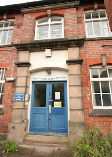 Photograph entrance to of Friars Walk Drill Hall